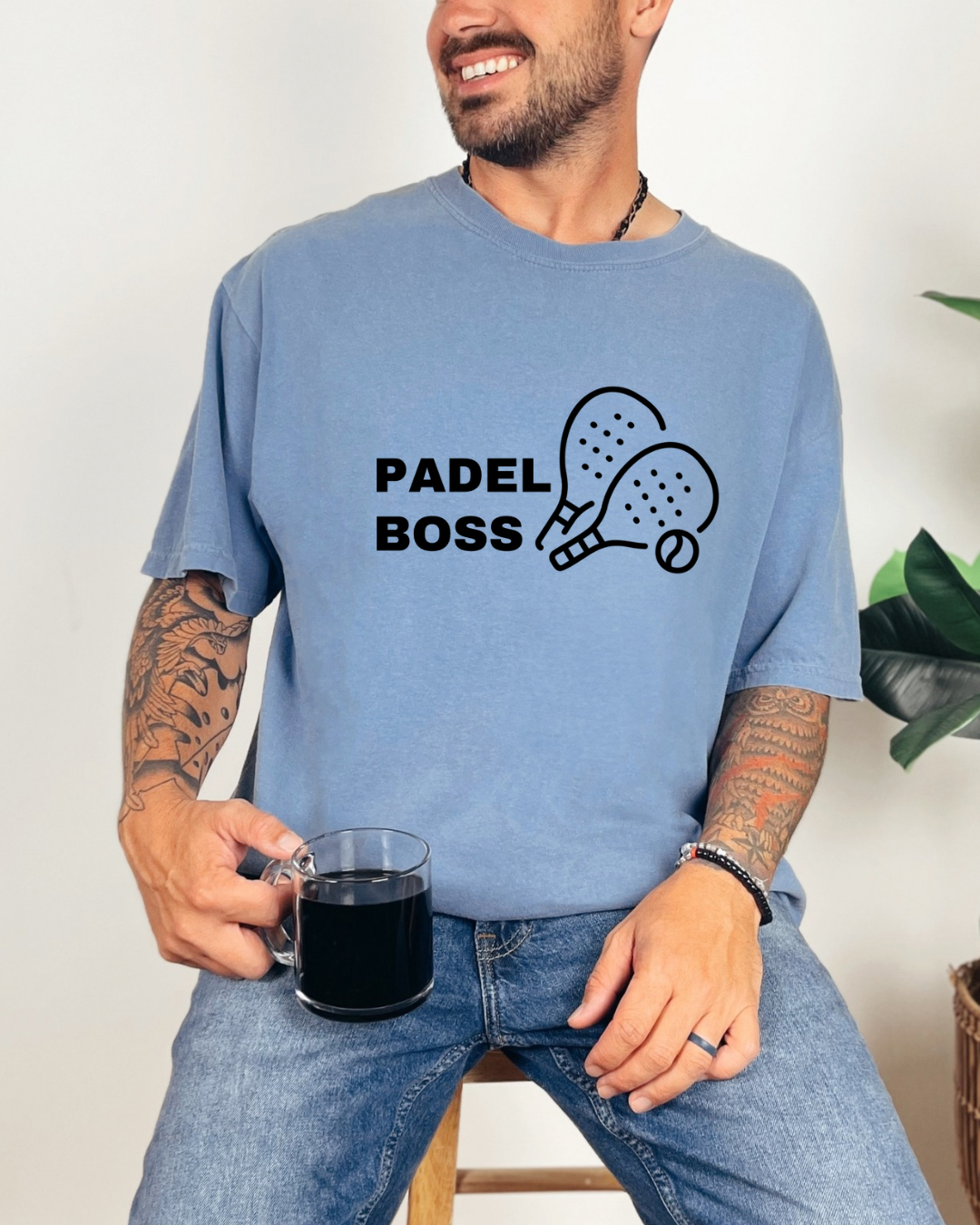 Men's Short Sleeve "Padel Boss" T-Shirt – Comfort Colors