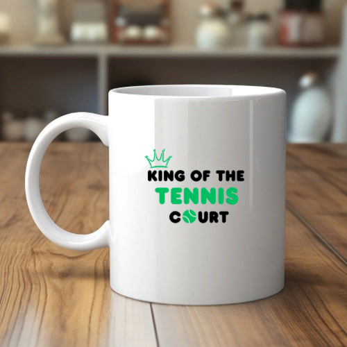 11 oz. "King of the Tennis Court" Mug