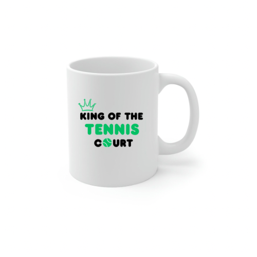 11 oz. "King of the Tennis Court" Mug