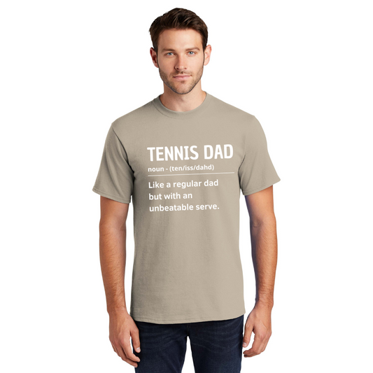 Men's Short Sleeve "Definition of a tennis Dad" T-Shirt – Comfort Colors