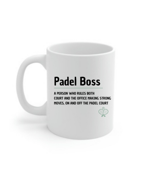 Padel Boss noun Cup - 11 oz Mug